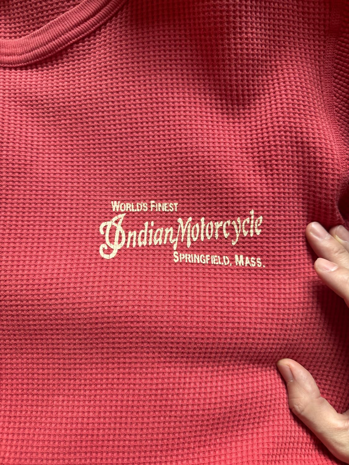 인디언모터사이클 와플 써멀 롱슬리브 상품이미지3