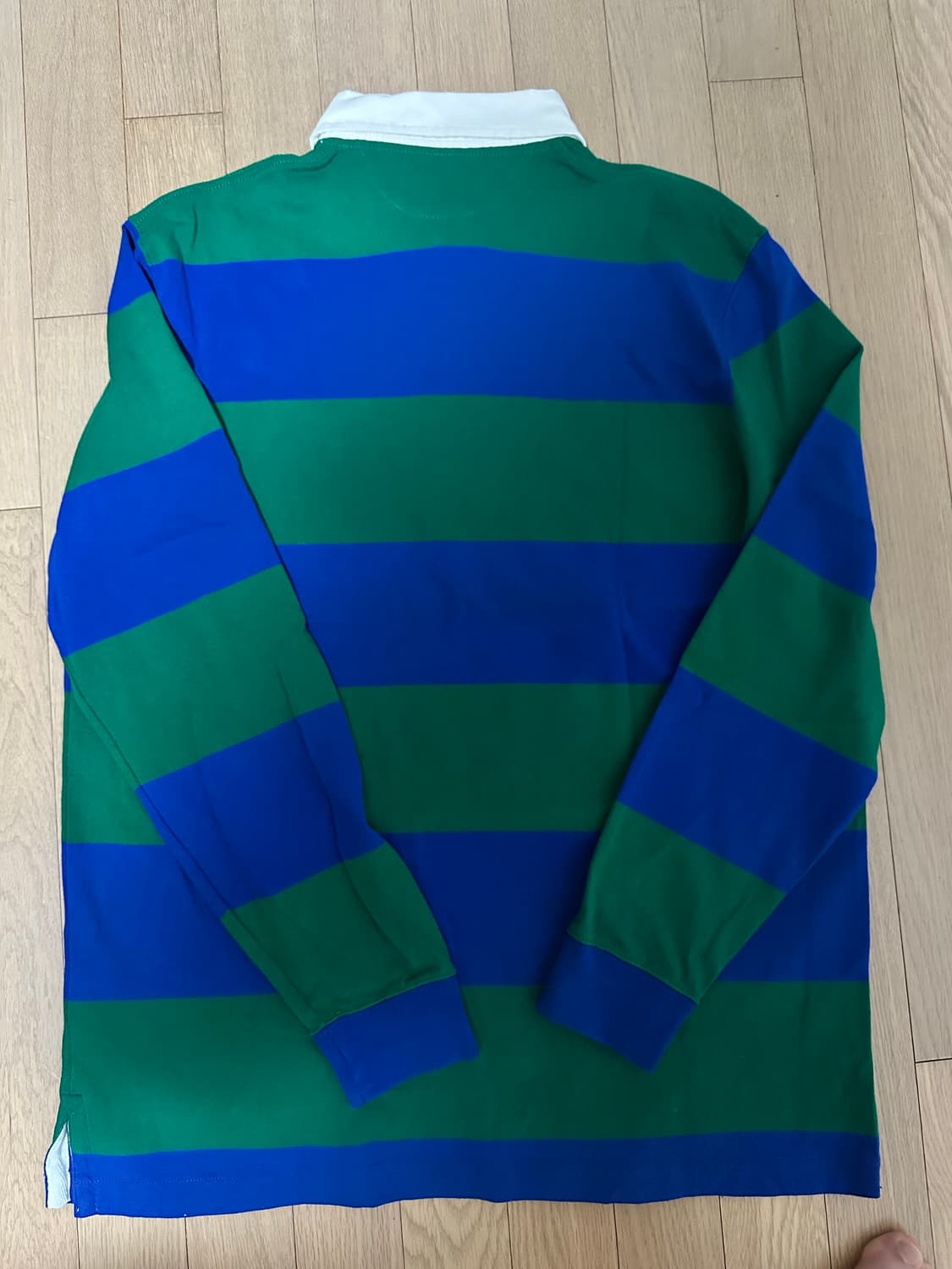 폴로 랄프로렌 럭비카라티 L 그린/블루(새상품급!!) 상품이미지5