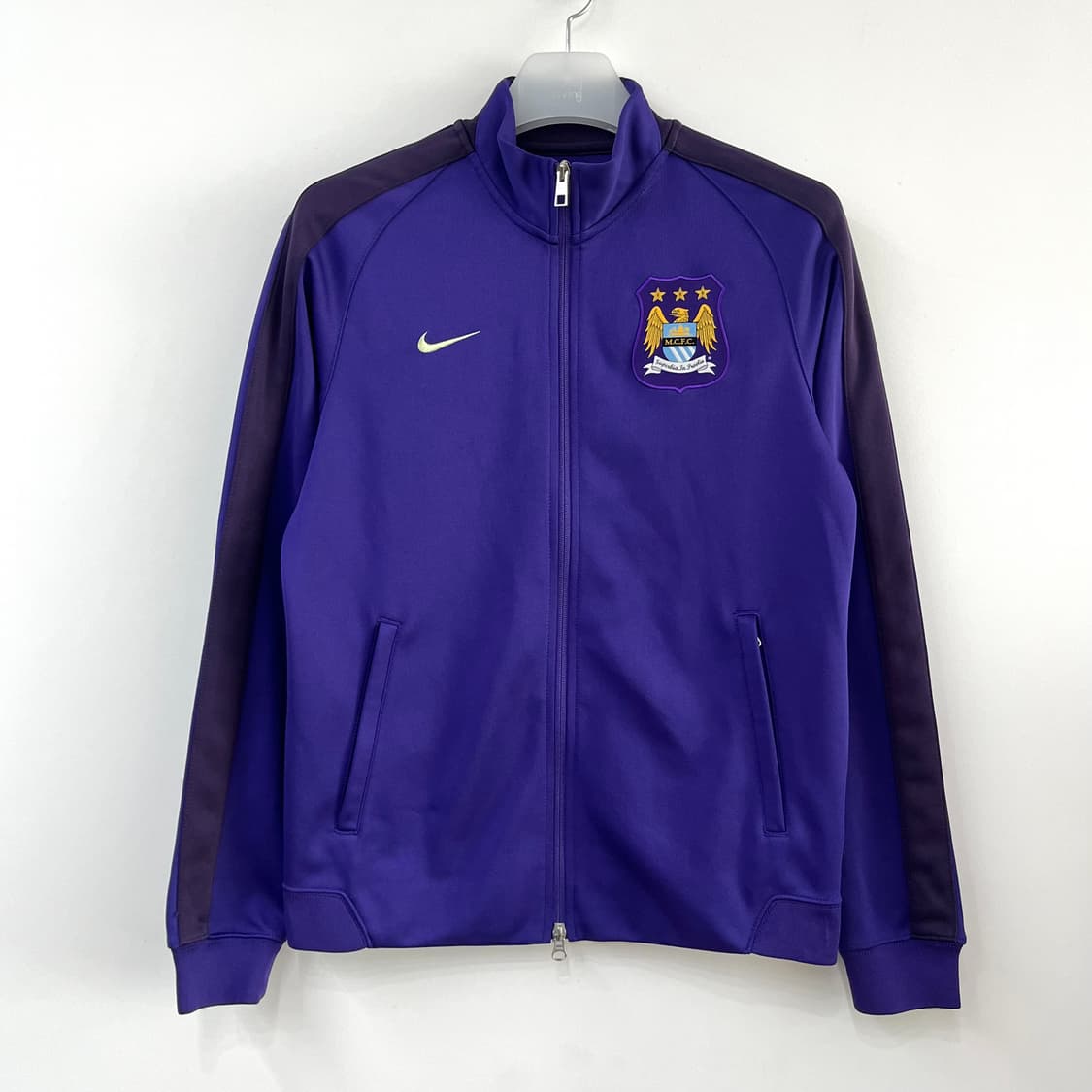 나이키 15-16 맨시티 N98 투웨이 퍼플 트랙탑 져지 상품이미지2