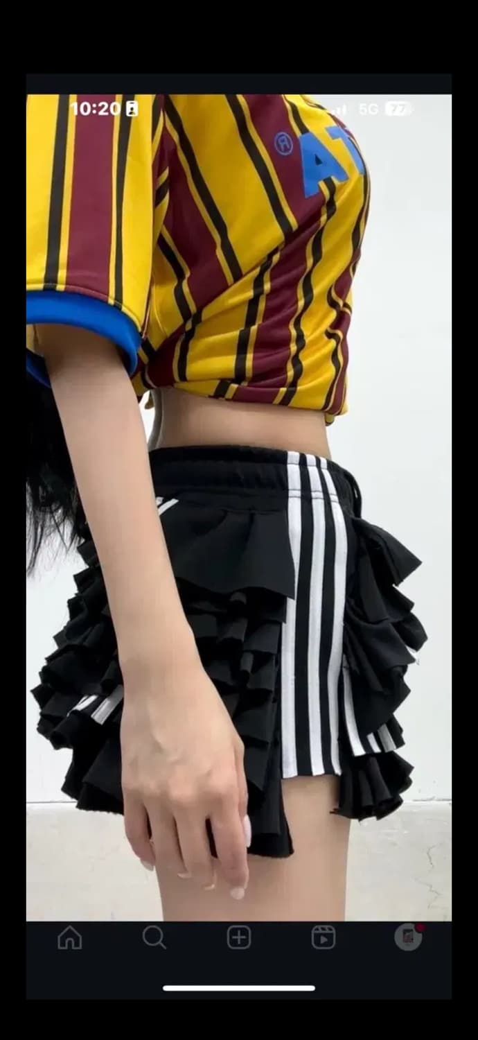 whle shop 아이다스 프릴 미니스커트 (레귤러핏) 상품이미지2