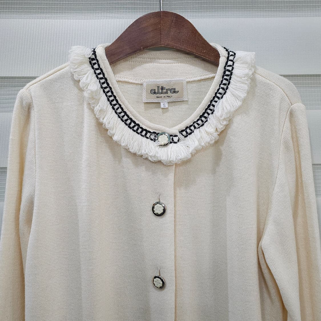 JAPAN 빈티지 우먼 가디건 니트- S 상품이미지2