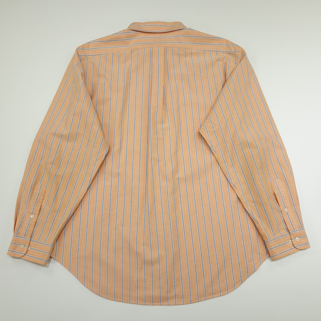 CN863 2XL 폴로 랄프로렌 오렌지 스트라이프 긴팔 셔츠 남방 상품이미지7