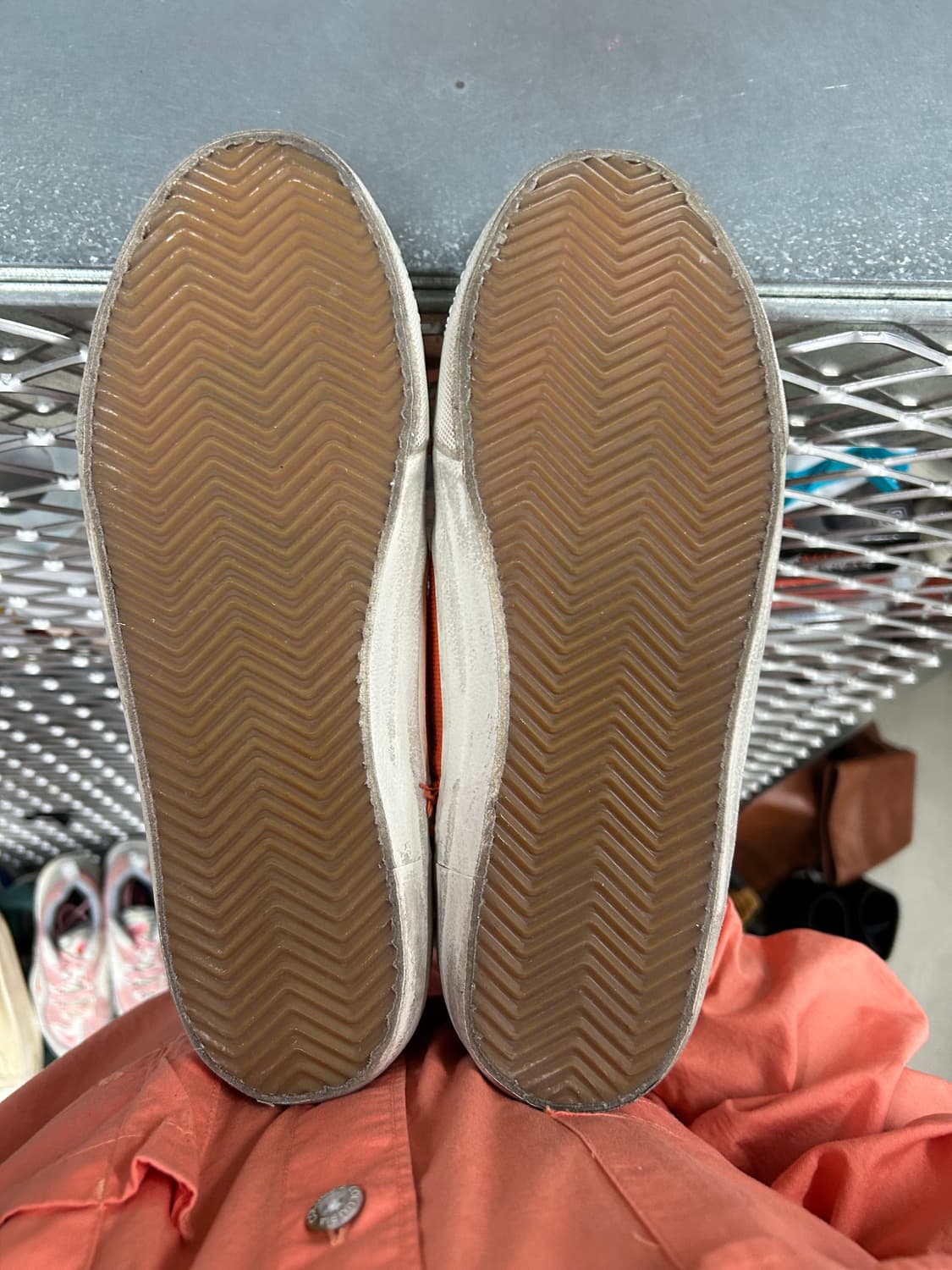 오프화이트 로우탑 레더 스니커즈 35 상품이미지6