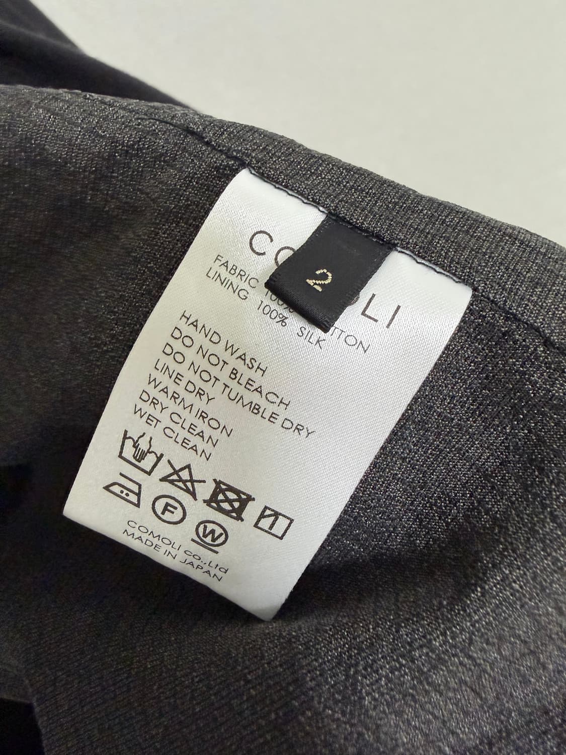 [2] 코모리 코튼 저지 스탠드 카라 자켓 상품이미지9