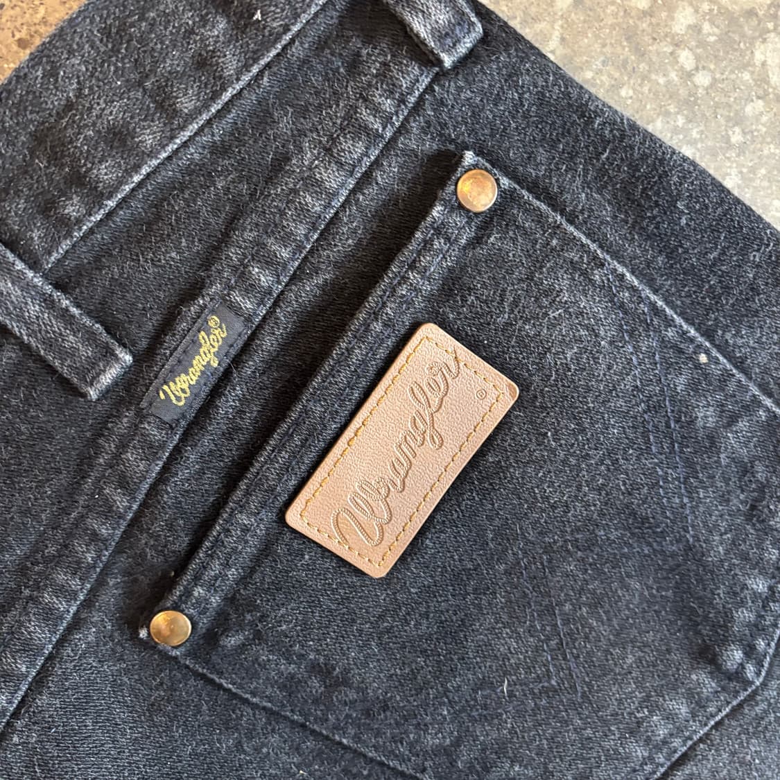 미국 랭글러 13mwz 흑청 상품이미지9