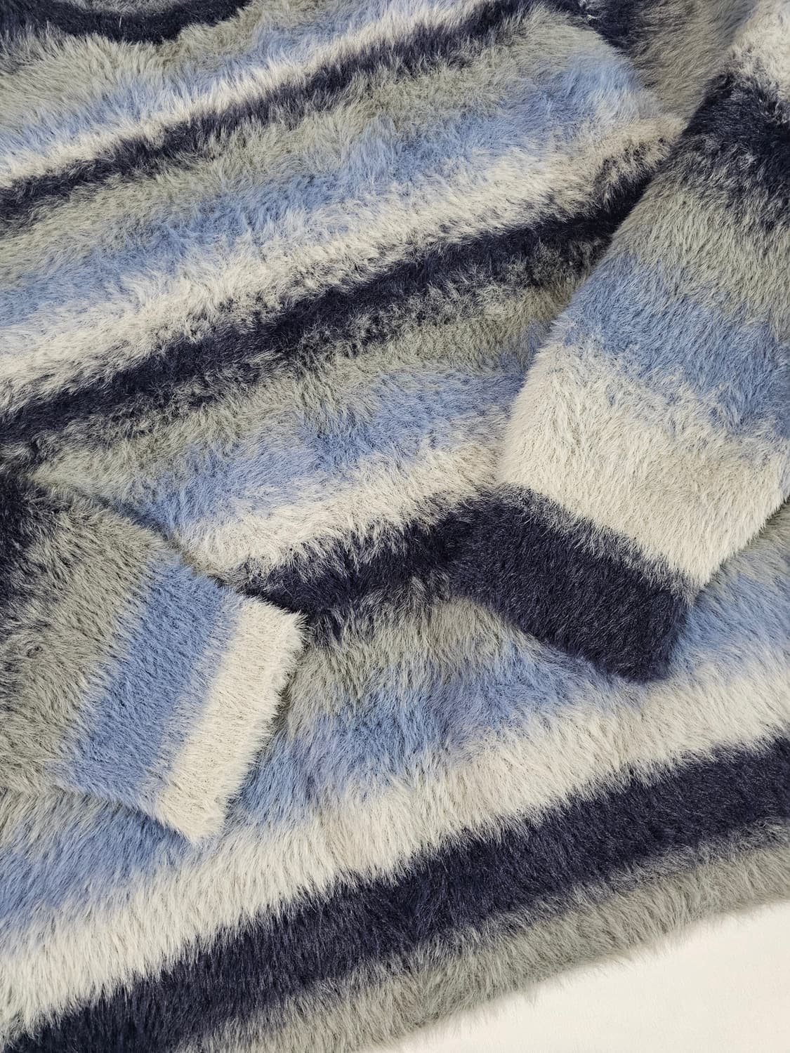 [L] ANOLORCODE 어널러코드 스트라이프 멀티 니트 상품이미지7