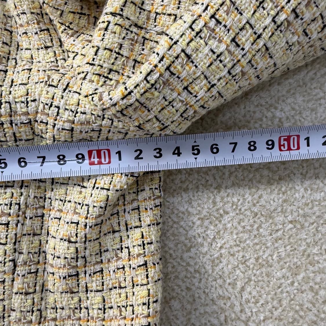 [M] 자라 여성 트위드 자켓 0108T1 상품이미지6