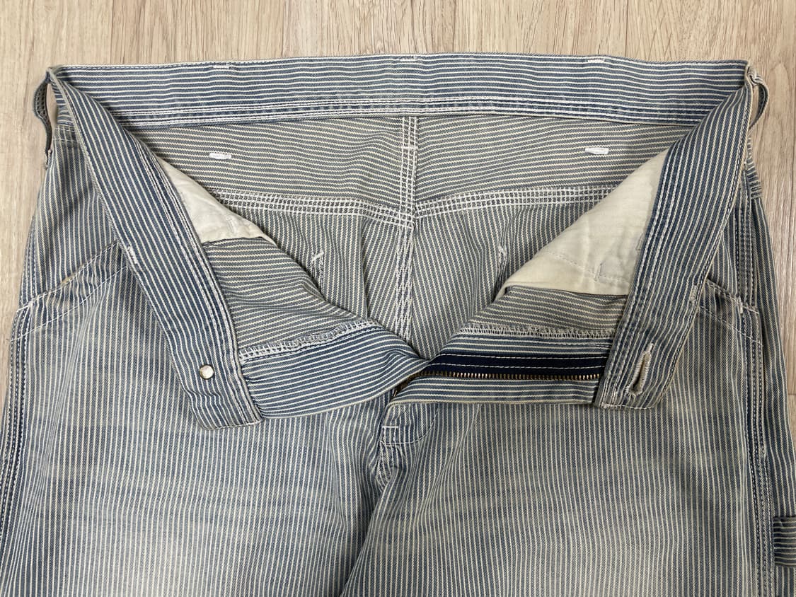 33) 80's 복각 KEY 페인터 히코리 데님팬츠(RRL&LVC&폴로) 상품이미지6