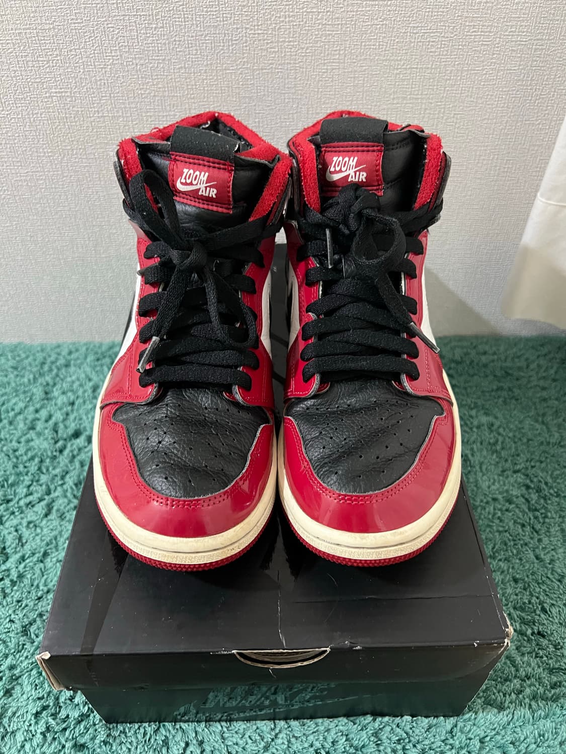 조던 1 줌 에어 컴포트 짐레드 블랙 상품이미지1