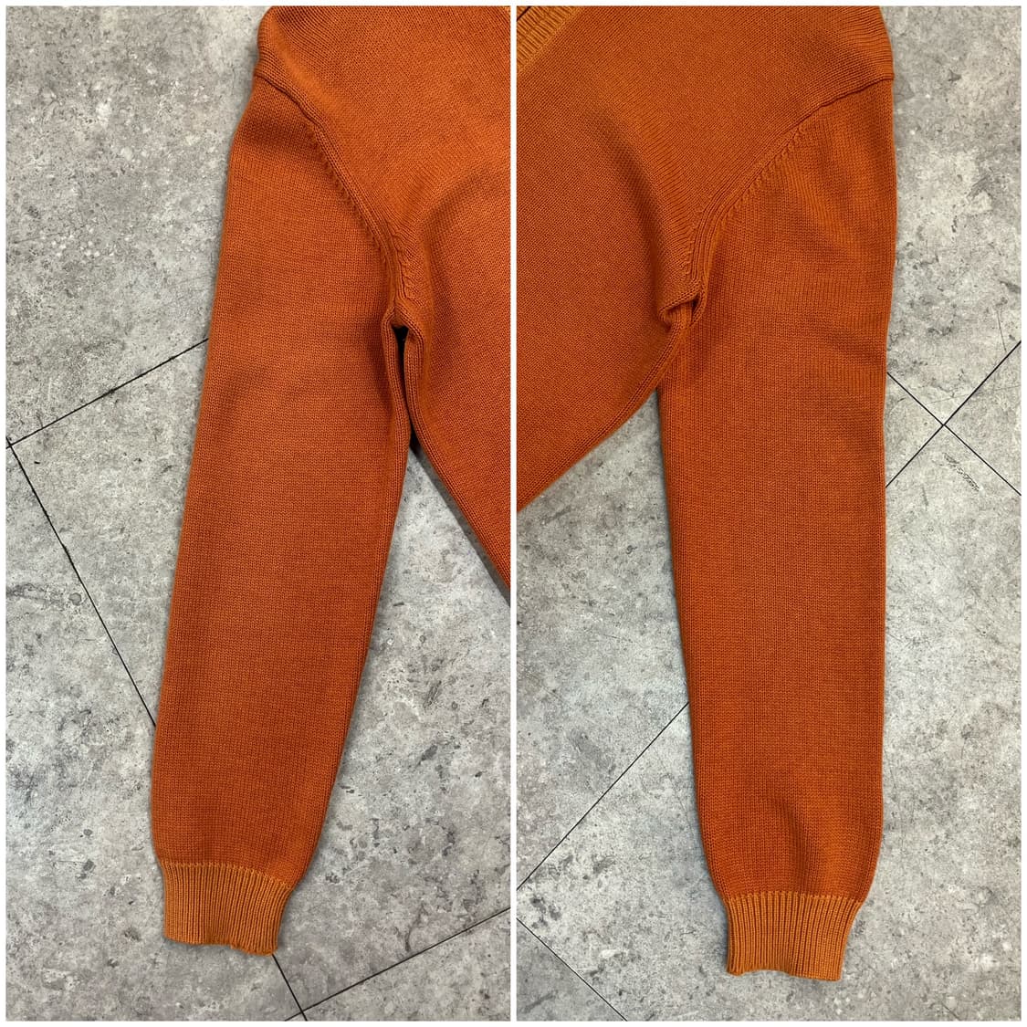 에디바우어 투웨이 니트 집업 오렌지 S #csz3262 상품이미지5