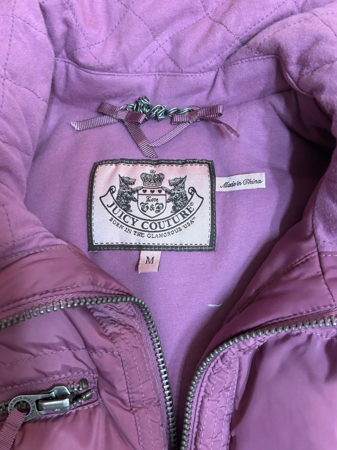 쥬시꾸뛰르 패딩 조끼 상품이미지2