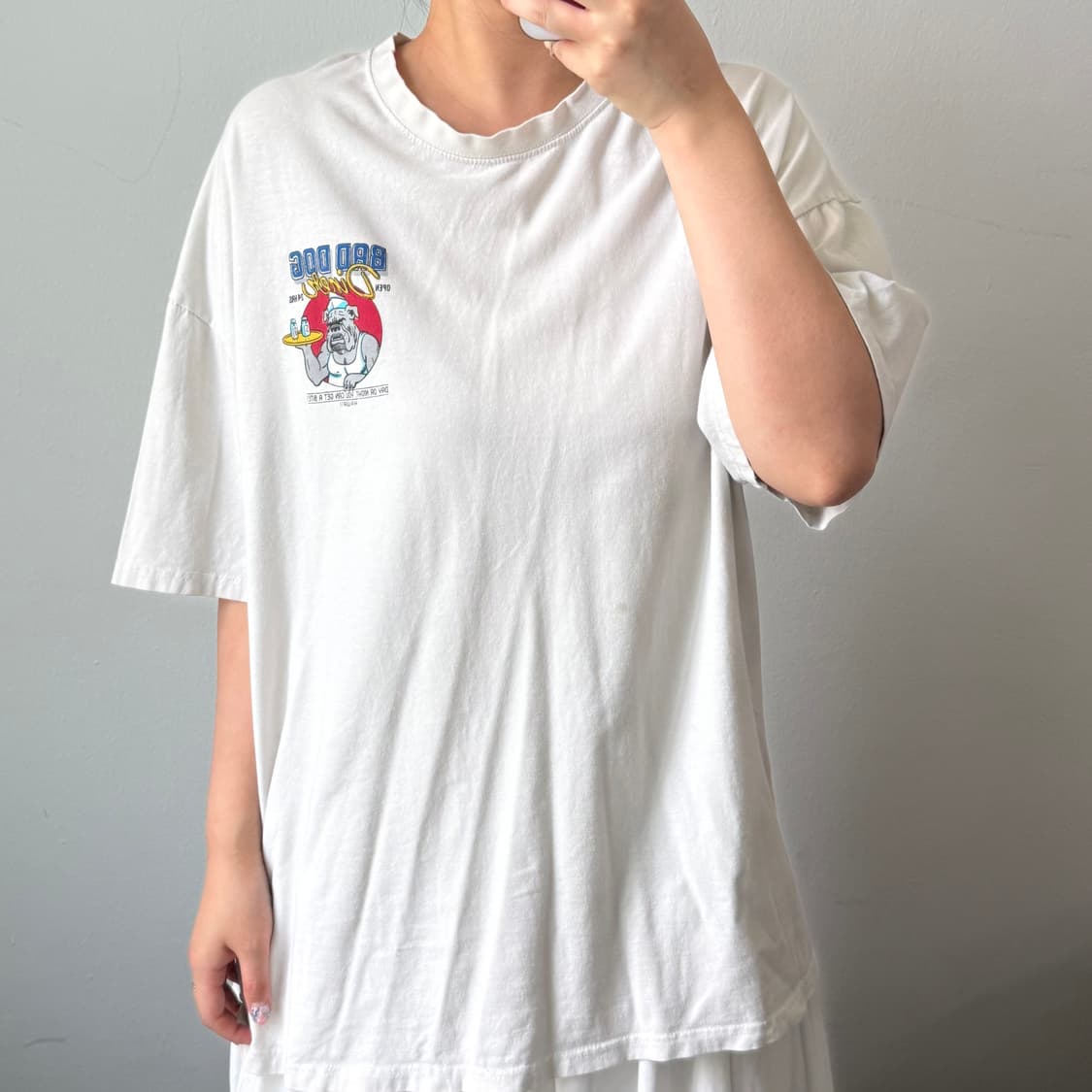 빈티지 프린팅 반팔티셔츠 상품이미지1