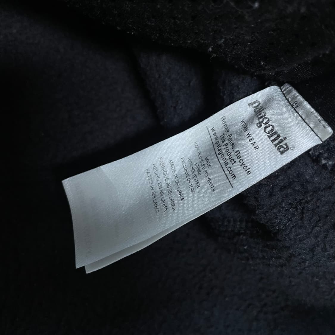 파타고니아 레트로 파일 후리스 자켓 블랙 상품이미지4