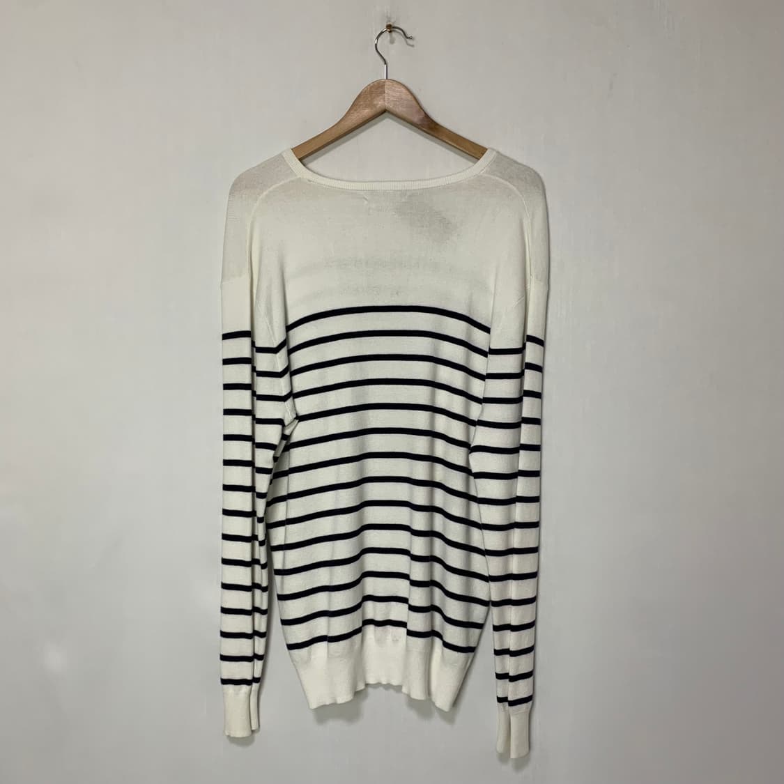 폴로 스트라이프 롱슬리브 긴팔 니트 L 빈티지 남녀공용 상품이미지3