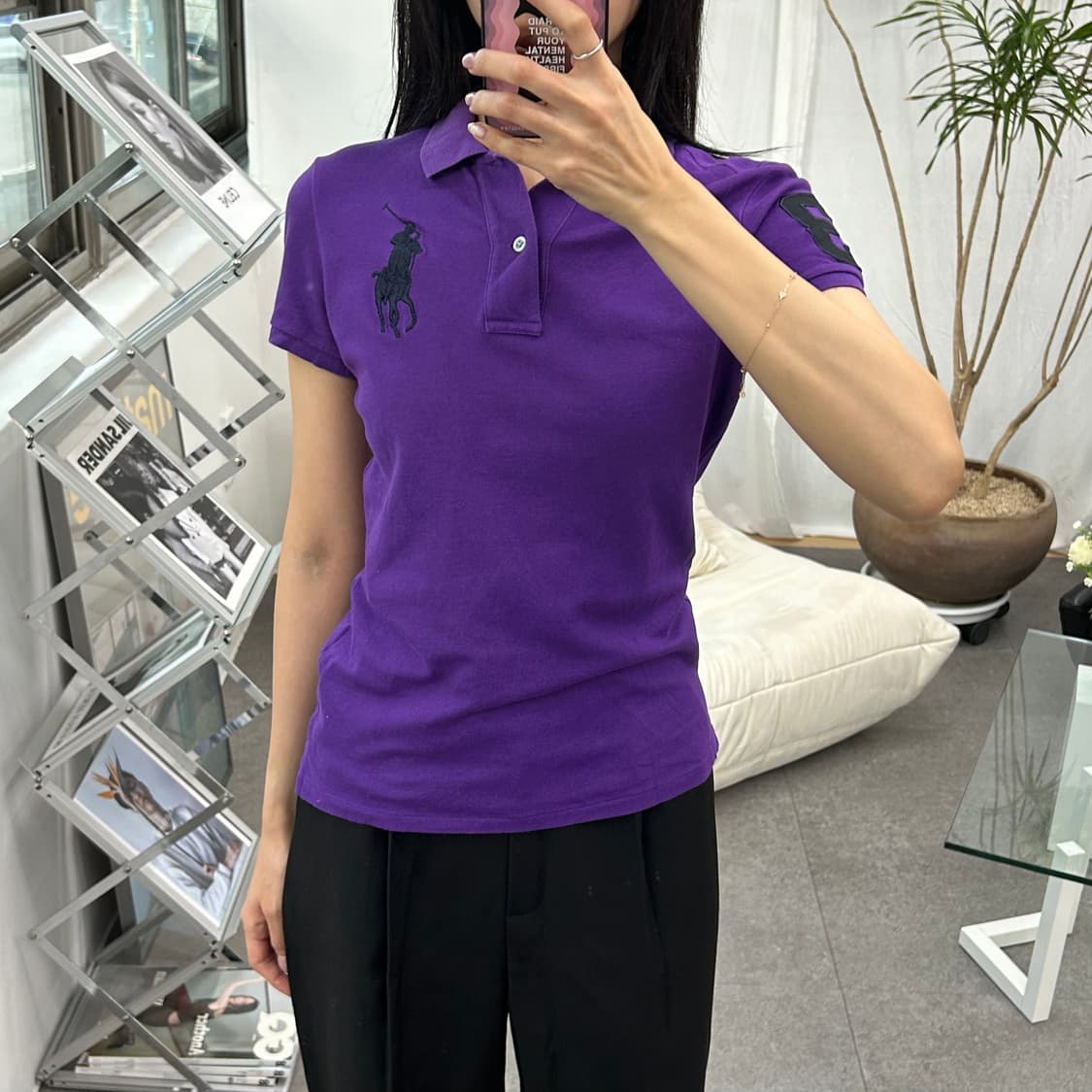 폴로 랄프로렌 여성 빅포니 반팔카라티 상품이미지4