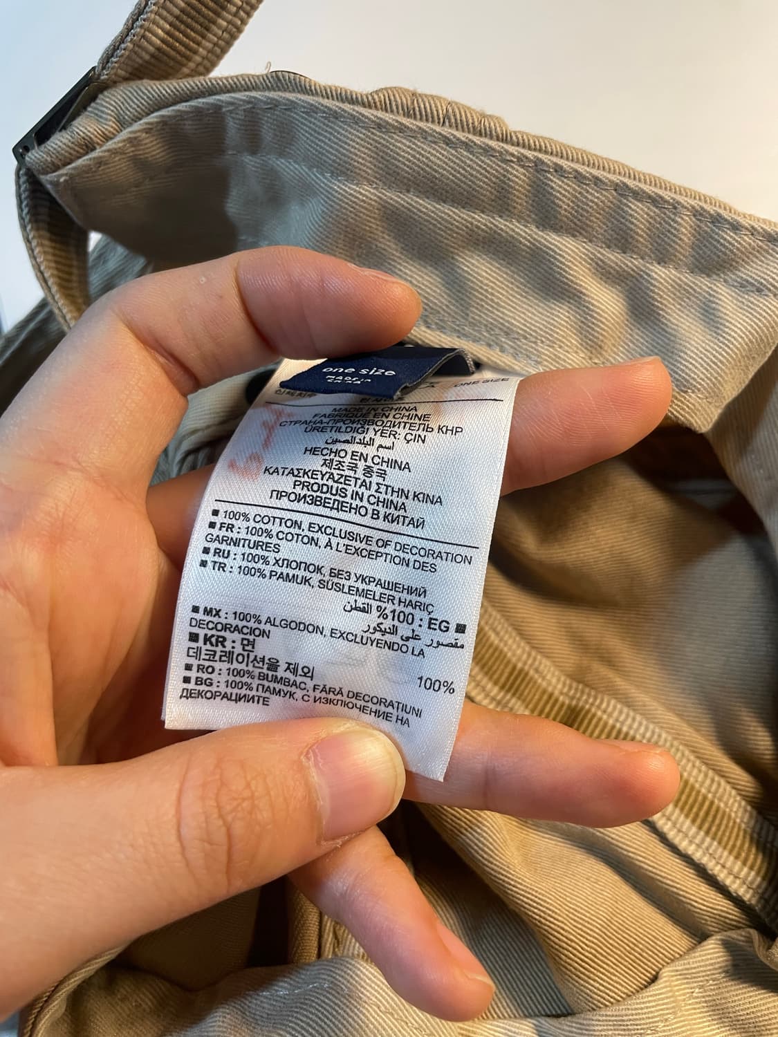 GAP 브라운 볼캡 상품이미지5