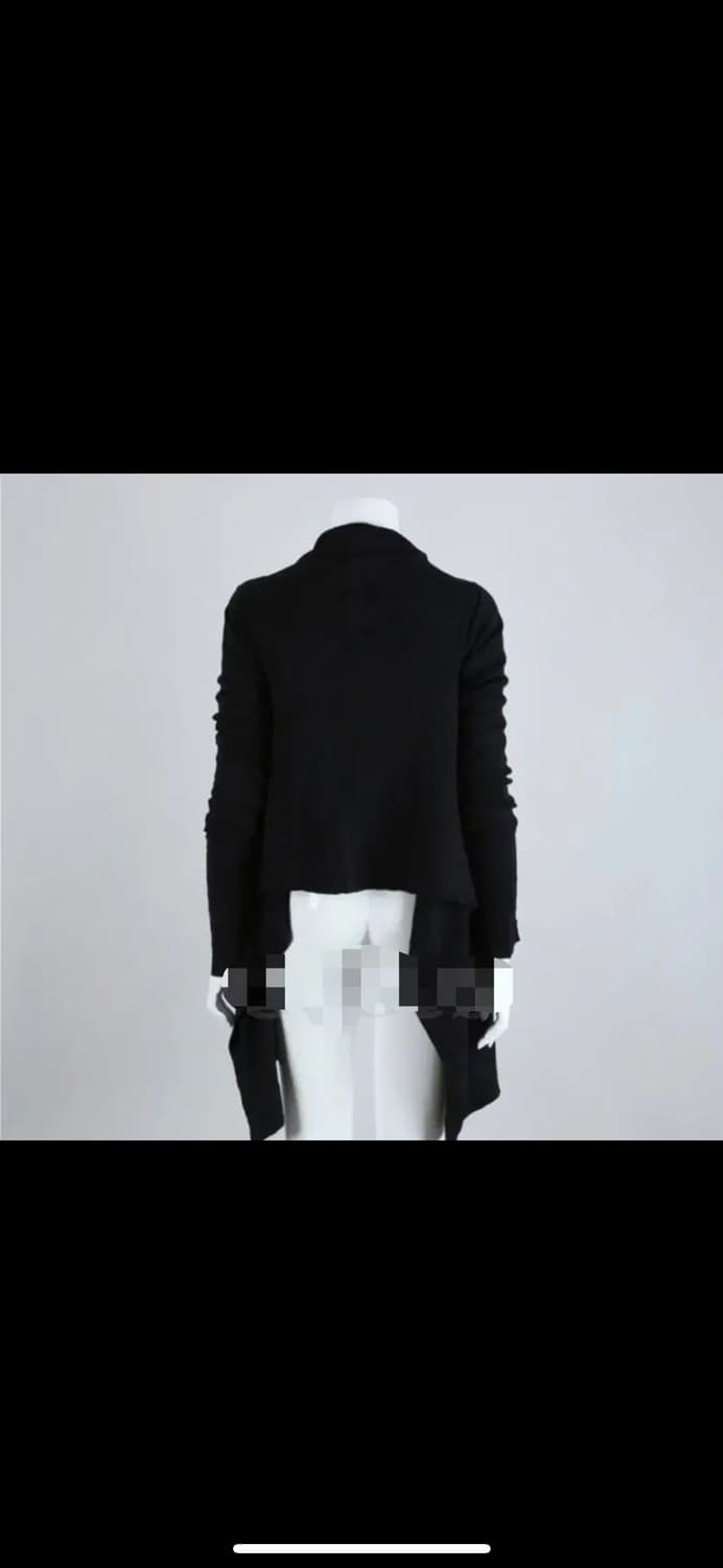 릭오웬스 펀칭 슬리브 언발란스 가디건 상품이미지3