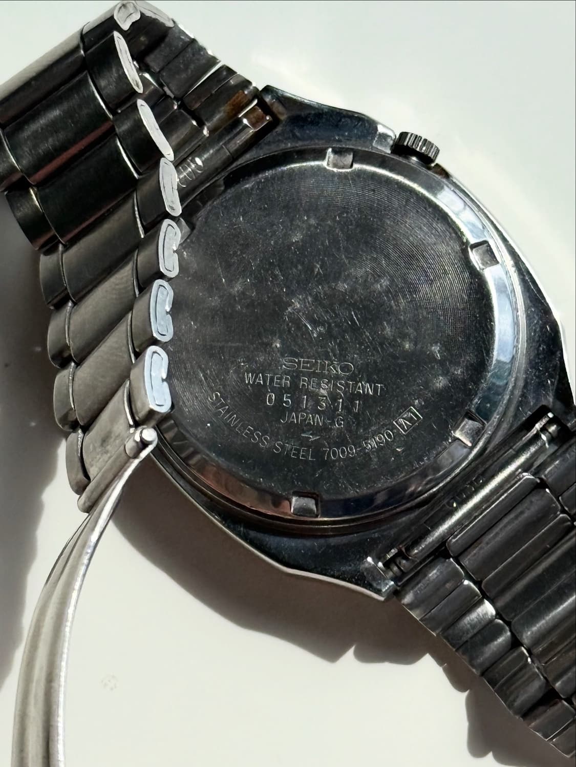80s Seiko5 Automatic Vintage Metal Watch 상품이미지5