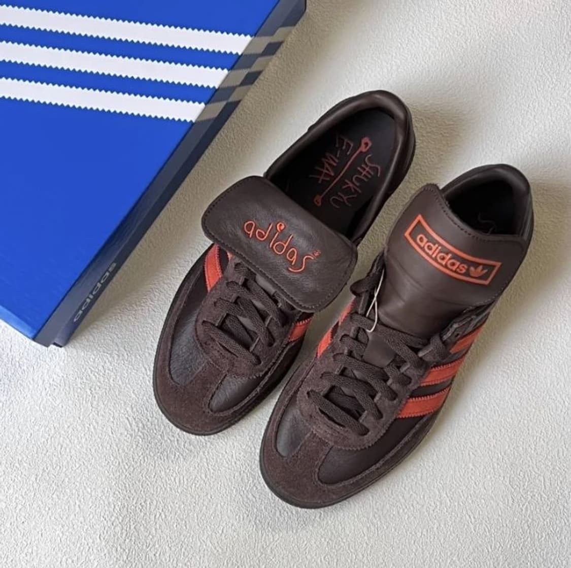 아디다스 스페지알 핸드볼 브라운 컬리지에이트 오렌지 230 상품이미지1