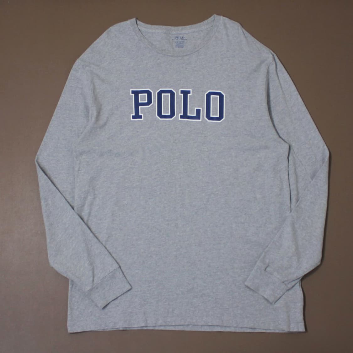 Polo 폴로 빅 로고 그레이 롱 슬리브 상품이미지1