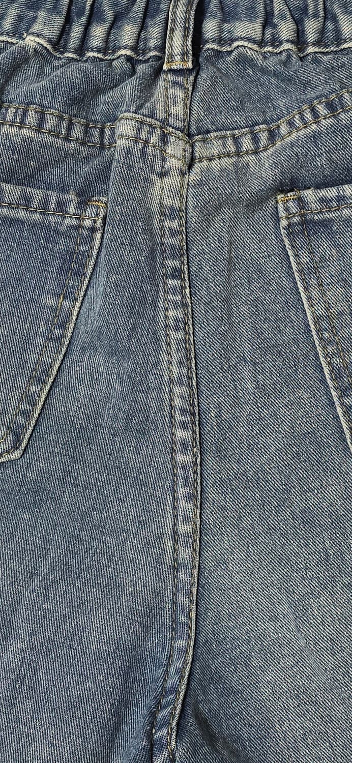 워싱 와이드 밴딩 데님 55 상품이미지4