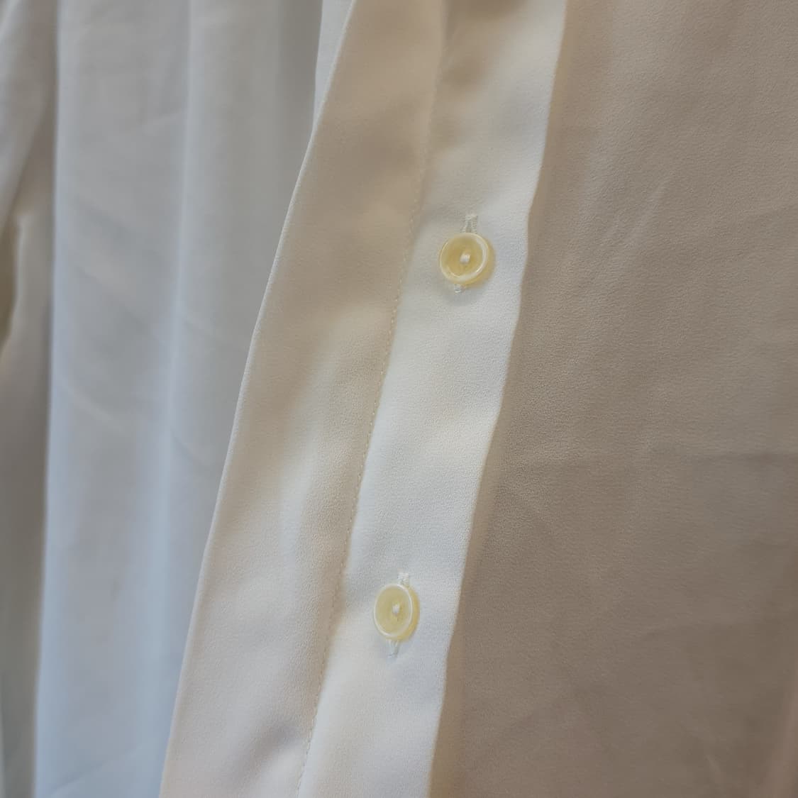 90s 빈티지 블라우스 프렌치 화이트 셔츠 블라우스 모리걸 42 상품이미지9