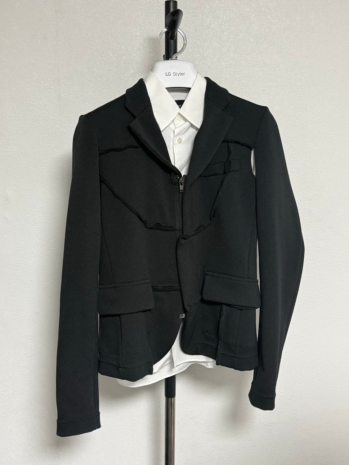 07ss 꼼데가르송 컬렉션라인 폴리 zip자켓 m 상품이미지1