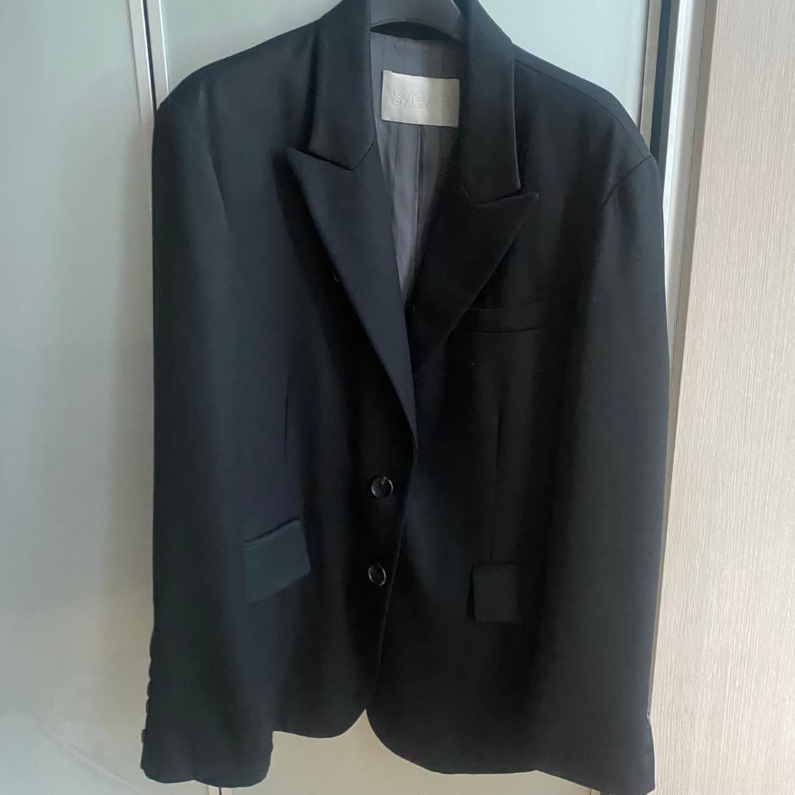 SEO 에스이오 블랙 자켓 1사이즈 상품이미지5