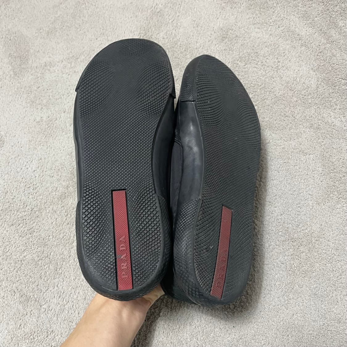 275) 프라다 스포츠 나일론 스웨이드 스니커즈 상품이미지6