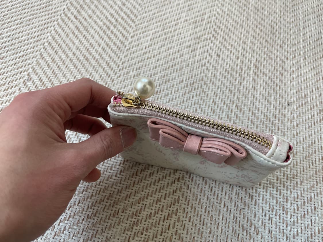 빈티지 플로럴 리본 코인 지갑 J03836 상품이미지3