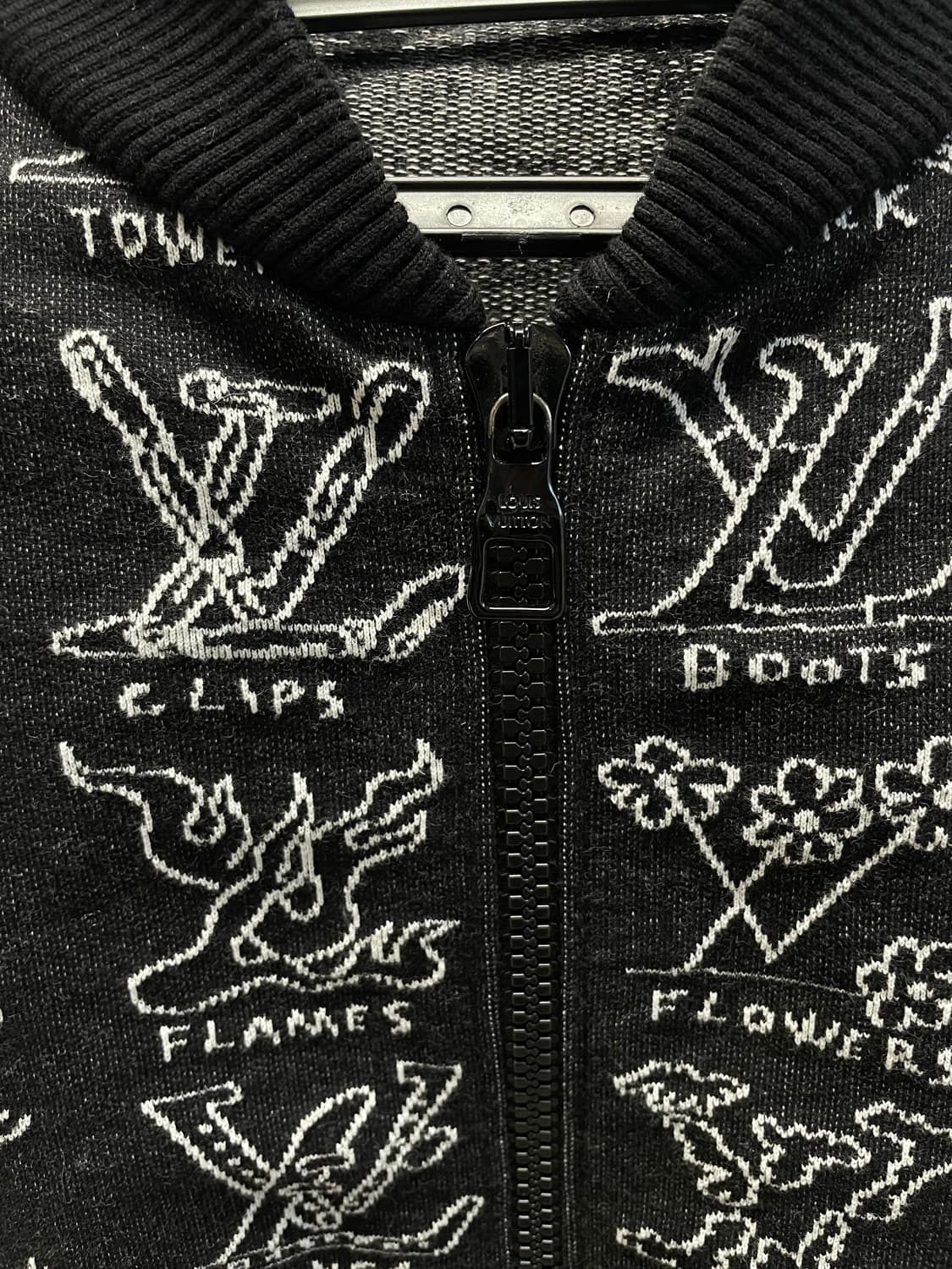 루이비통 LV 카툰 자카드 블루종 집업 자켓 [L] 상품이미지3