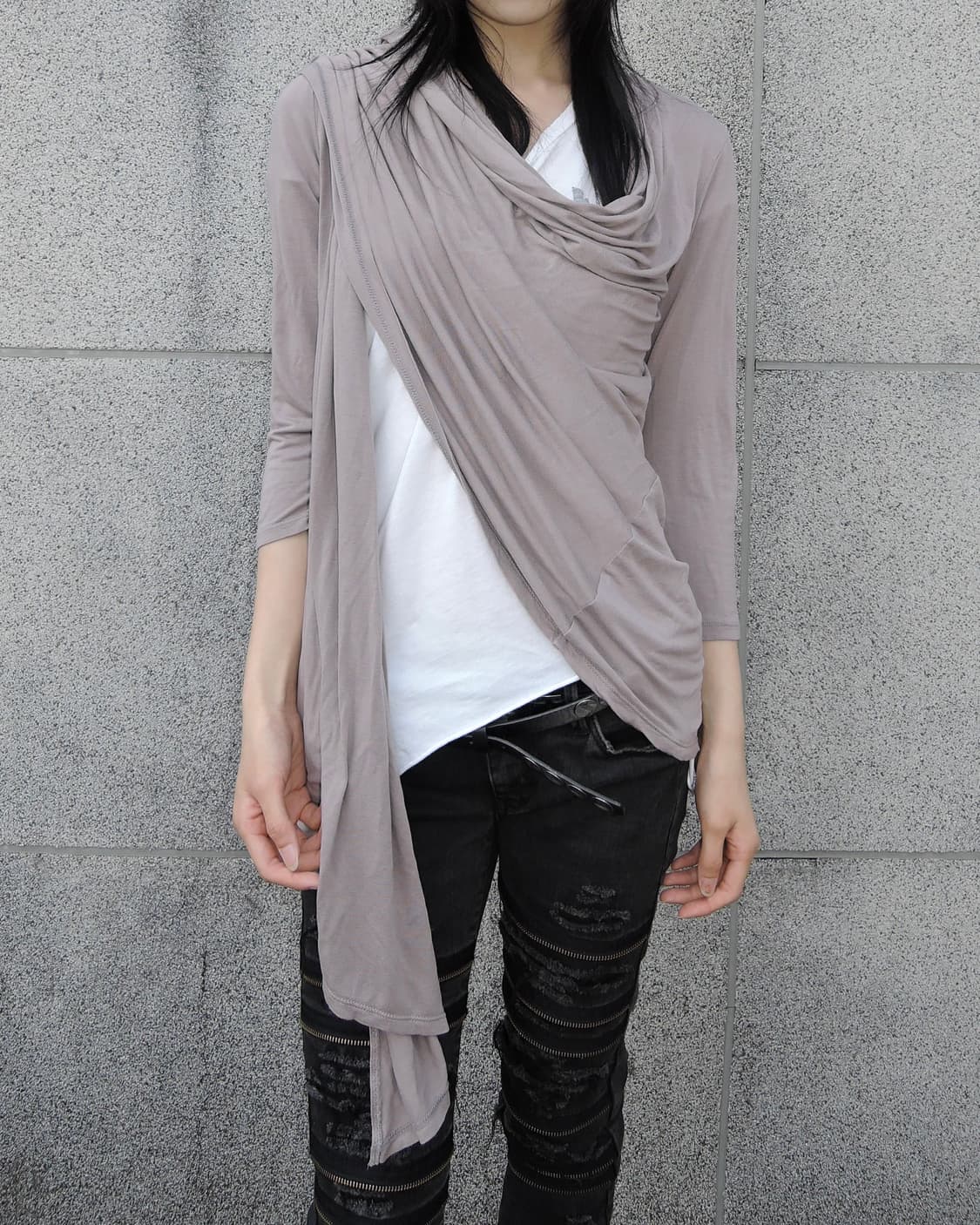 Drape Long Cardigan 상품이미지1