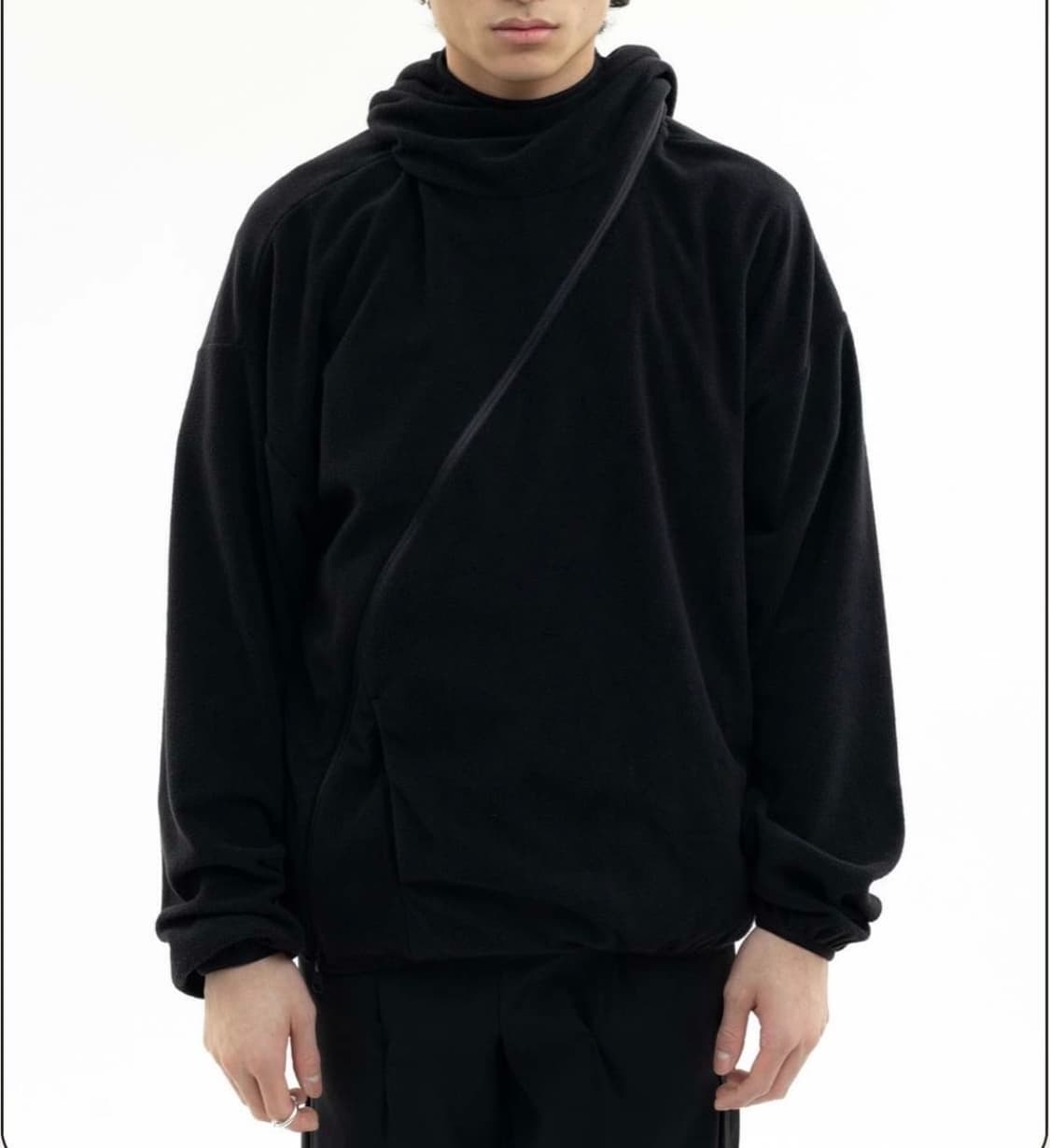 Paf 파프 5.1 hoodie center black M사이즈 상품이미지1