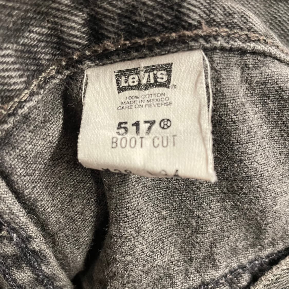 00s 리바이스 517 흑청 부츠컷 데님팬츠 상품이미지9