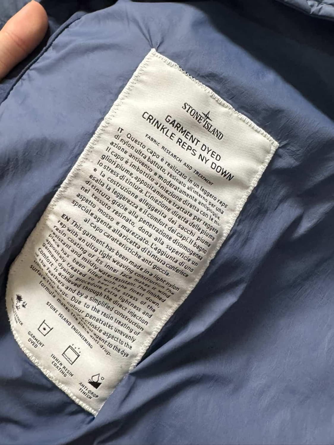 [ XXL ] 22FW 스톤아일랜드 크링클랩스 패딩 상품이미지9
