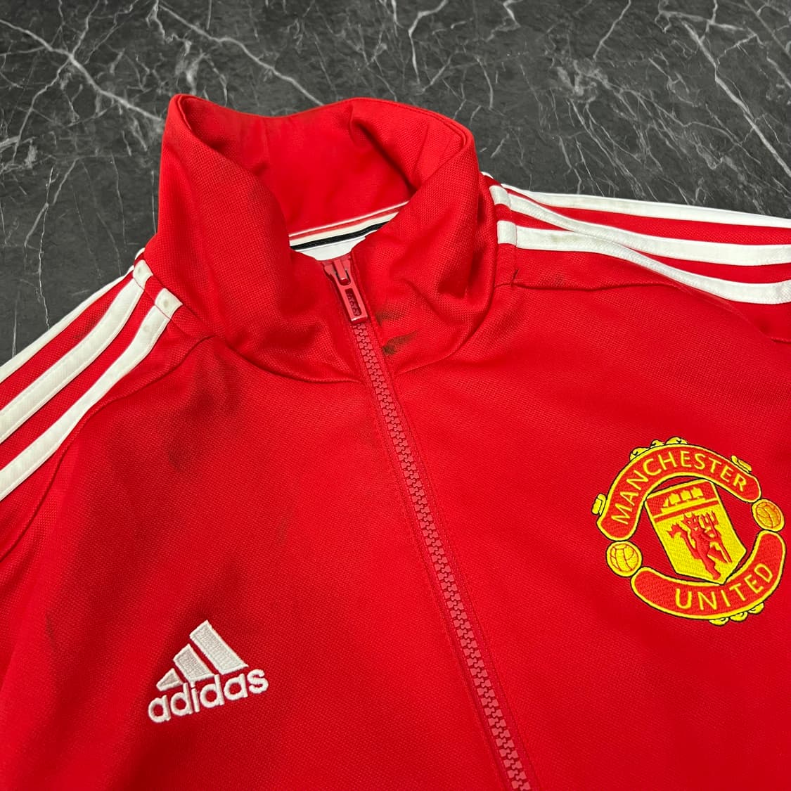 아디다스 맨체스터 유나이티드 레드 트랙탑 져지 자켓 상품이미지7