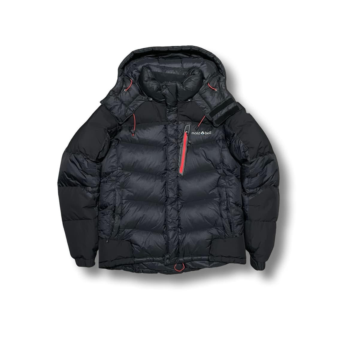 [L] 몽벨 빈티지 블랙 구스다운 패딩 자켓 상품이미지1