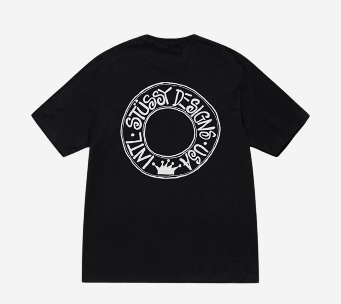 스투시 부아나 반팔 티셔츠 블랙 XXL 2XL 상품이미지1