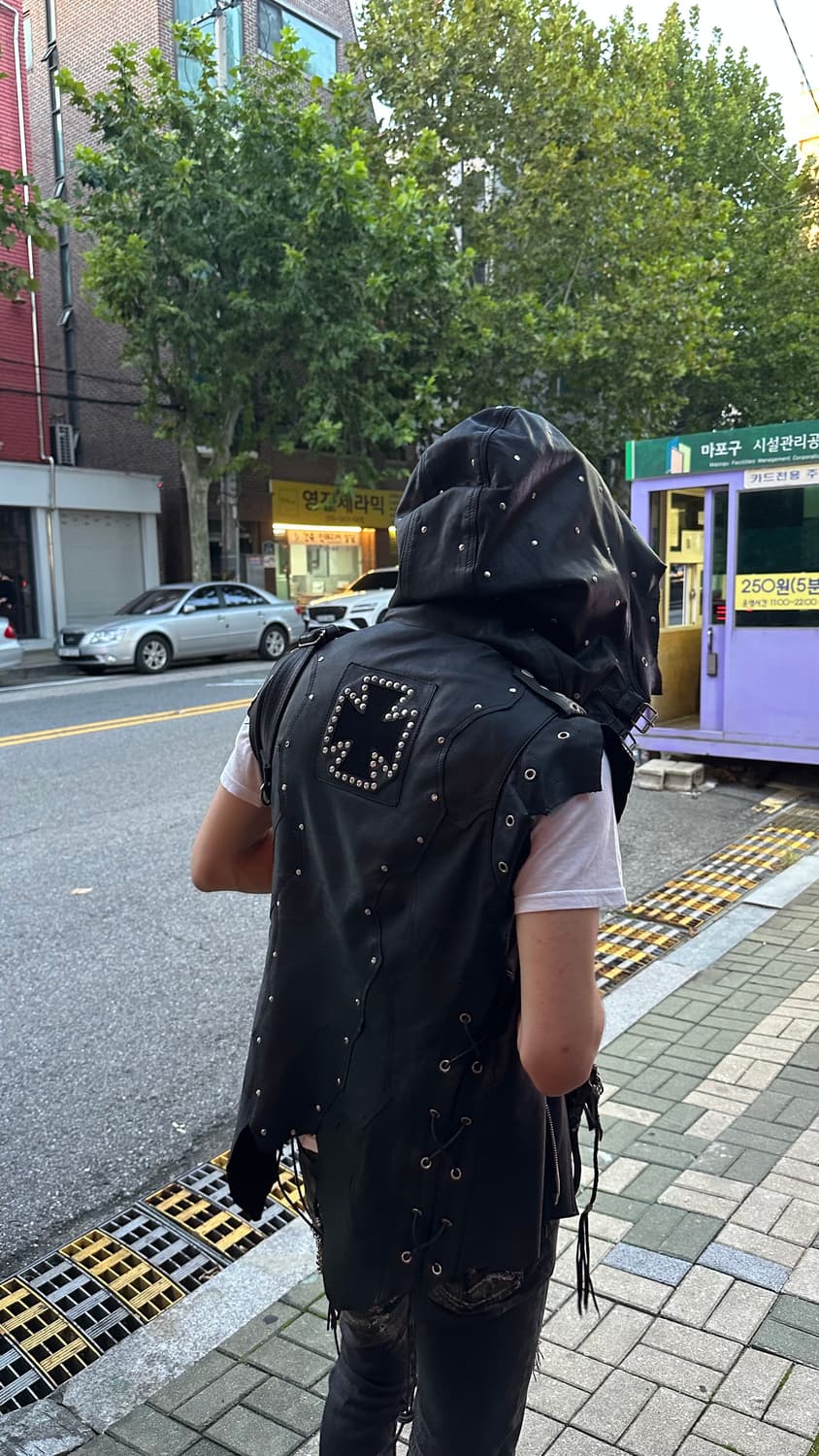 Yasuyuki ishii leather vest 상품이미지3