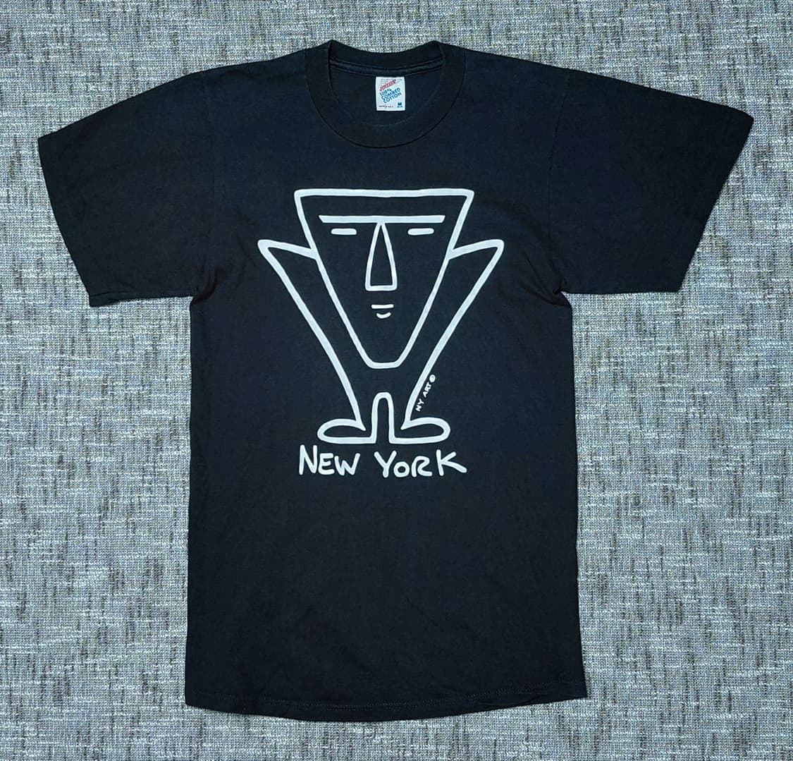 [XS] 90s JERZEES  싱글스티치 뉴욕 그래픽 티셔츠 (USA) 상품이미지1