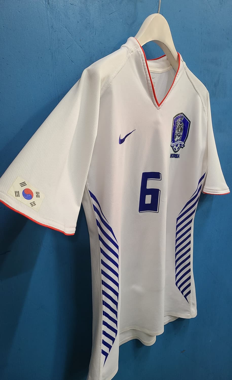 20살 06 나이키 국대 어웨이 축구유니폼 6번마킹 상품이미지1