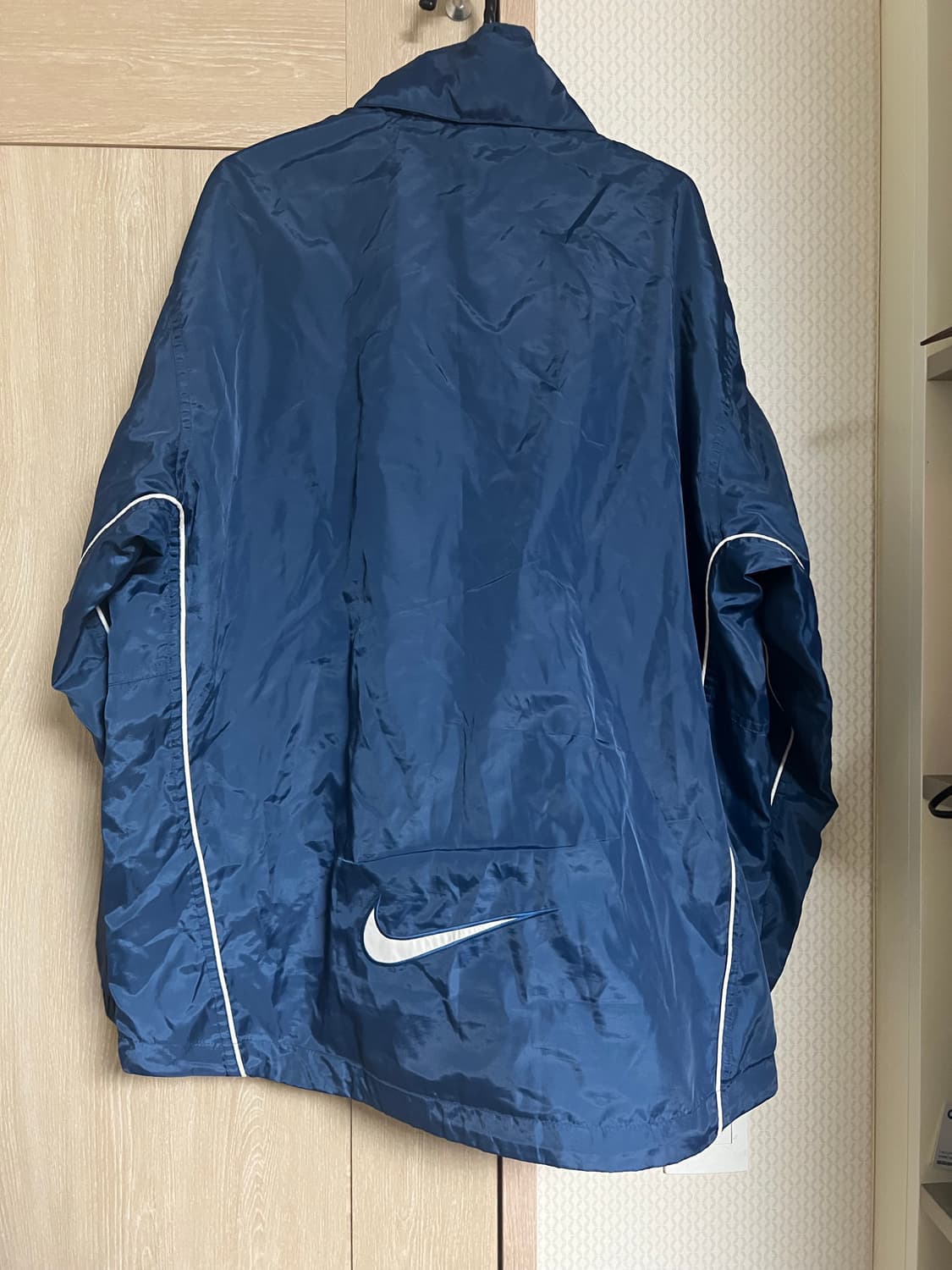 00s 나이키 솔로 스우시 올드스쿨 네이비 바람막이 윈드브레이커 상품이미지2