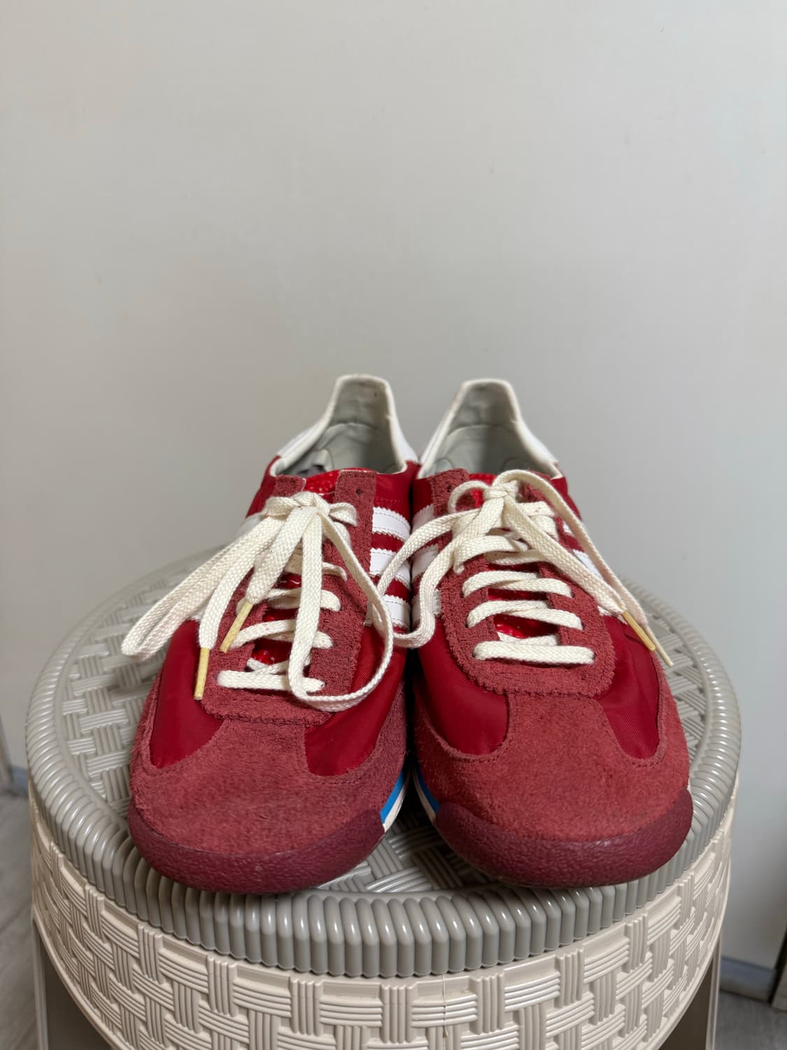 빈티지 아디다스 레드 스니커즈 265 상품이미지2