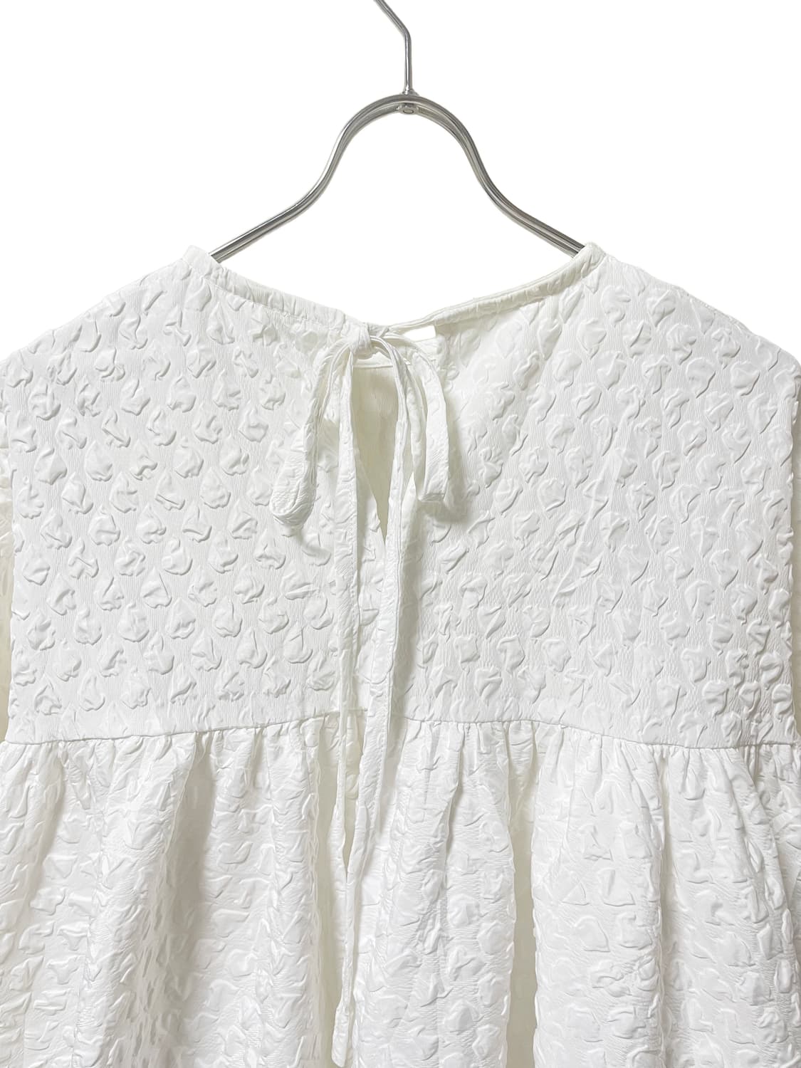 JPN Embossed Volume Blouse 상품이미지6