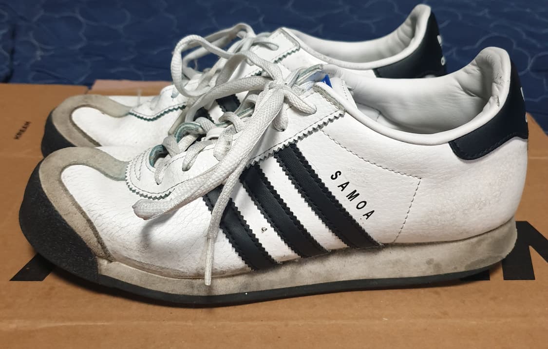 아디다스 사모아 클라우드 화이트 블랙 스니커즈 (240) 상품이미지1