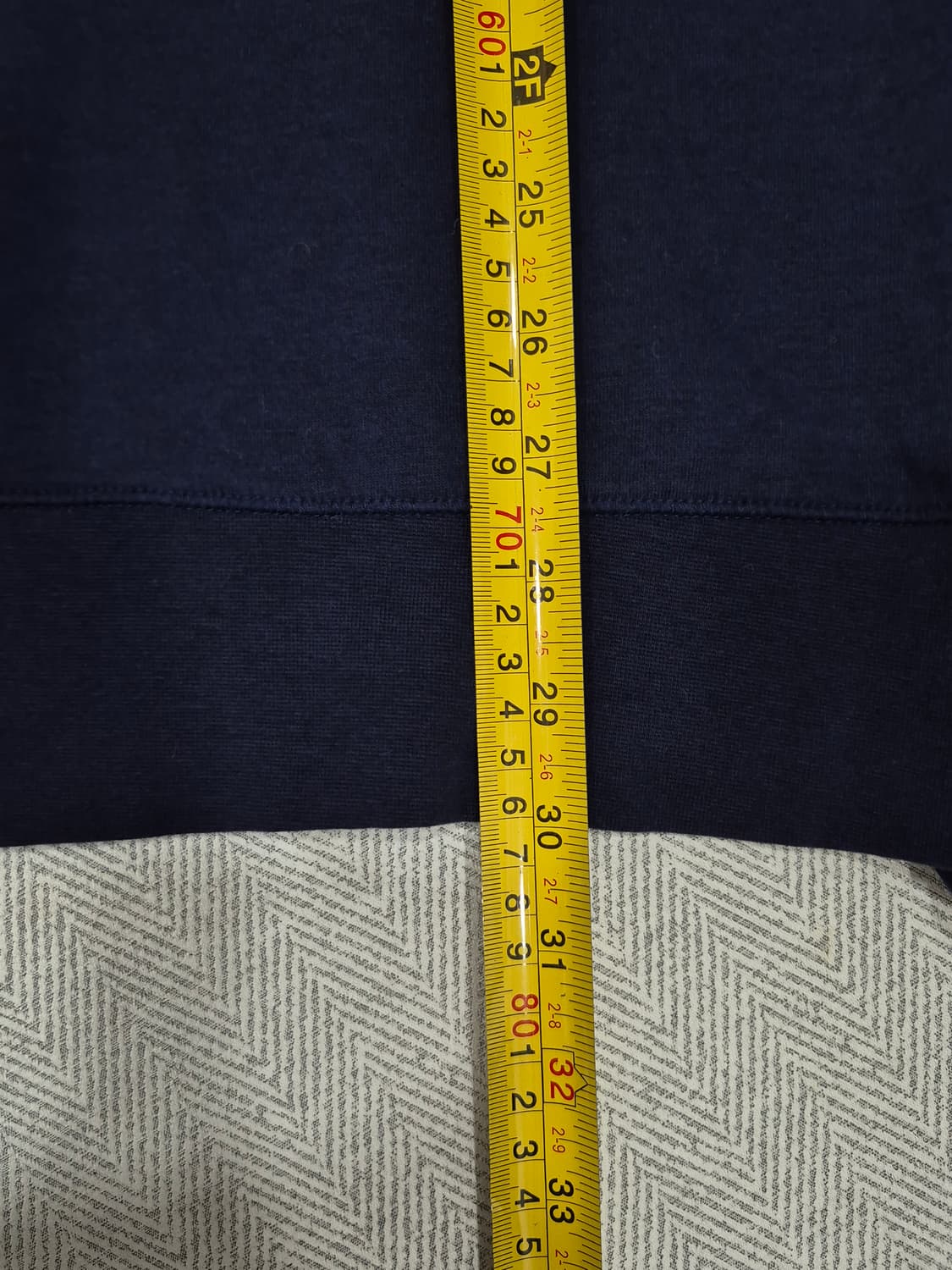 폴로랄프로렌 네이비 코튼 하프 집업 긴팔티 남성 105사이즈 상품이미지10