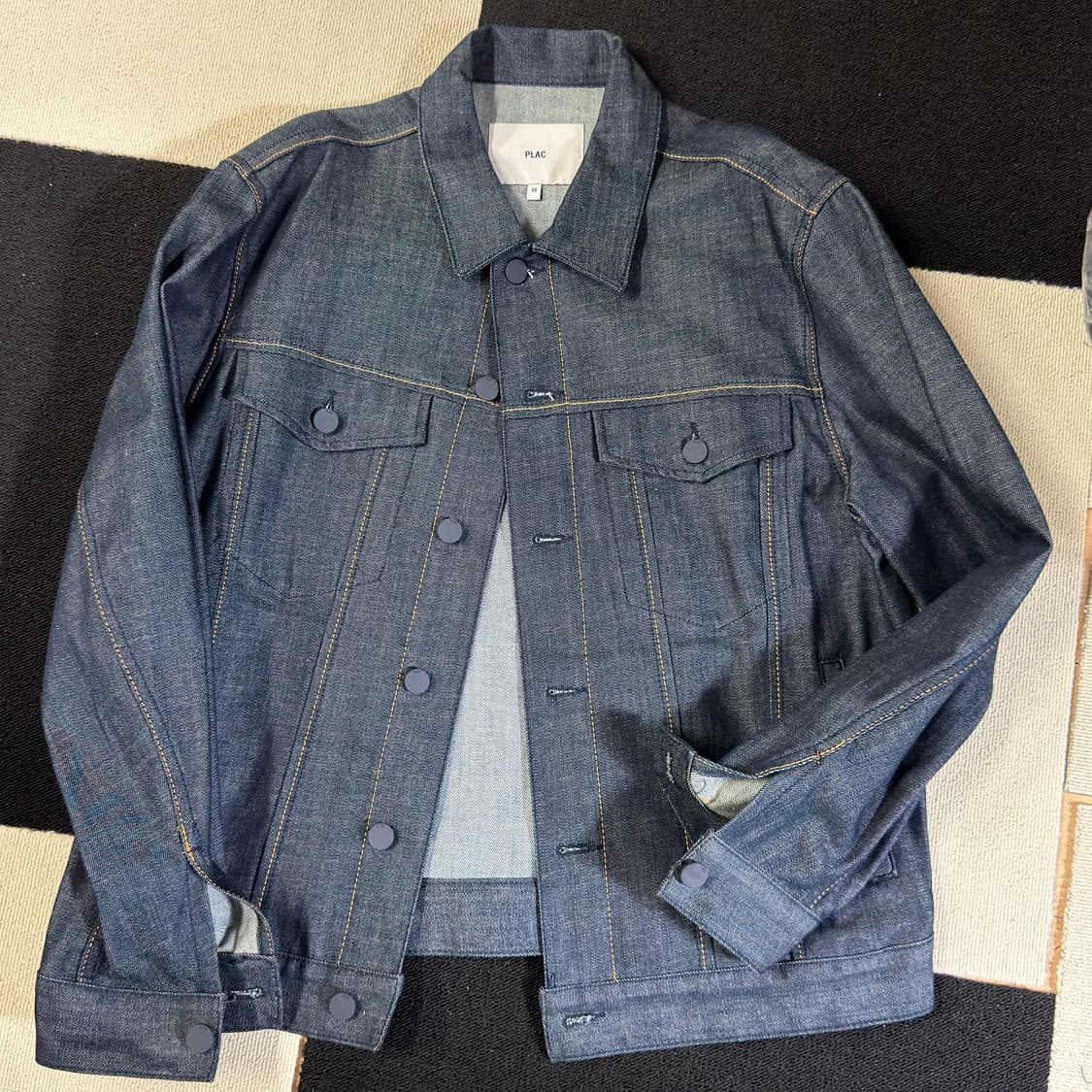 플랙 데님 자켓 M 상품이미지1