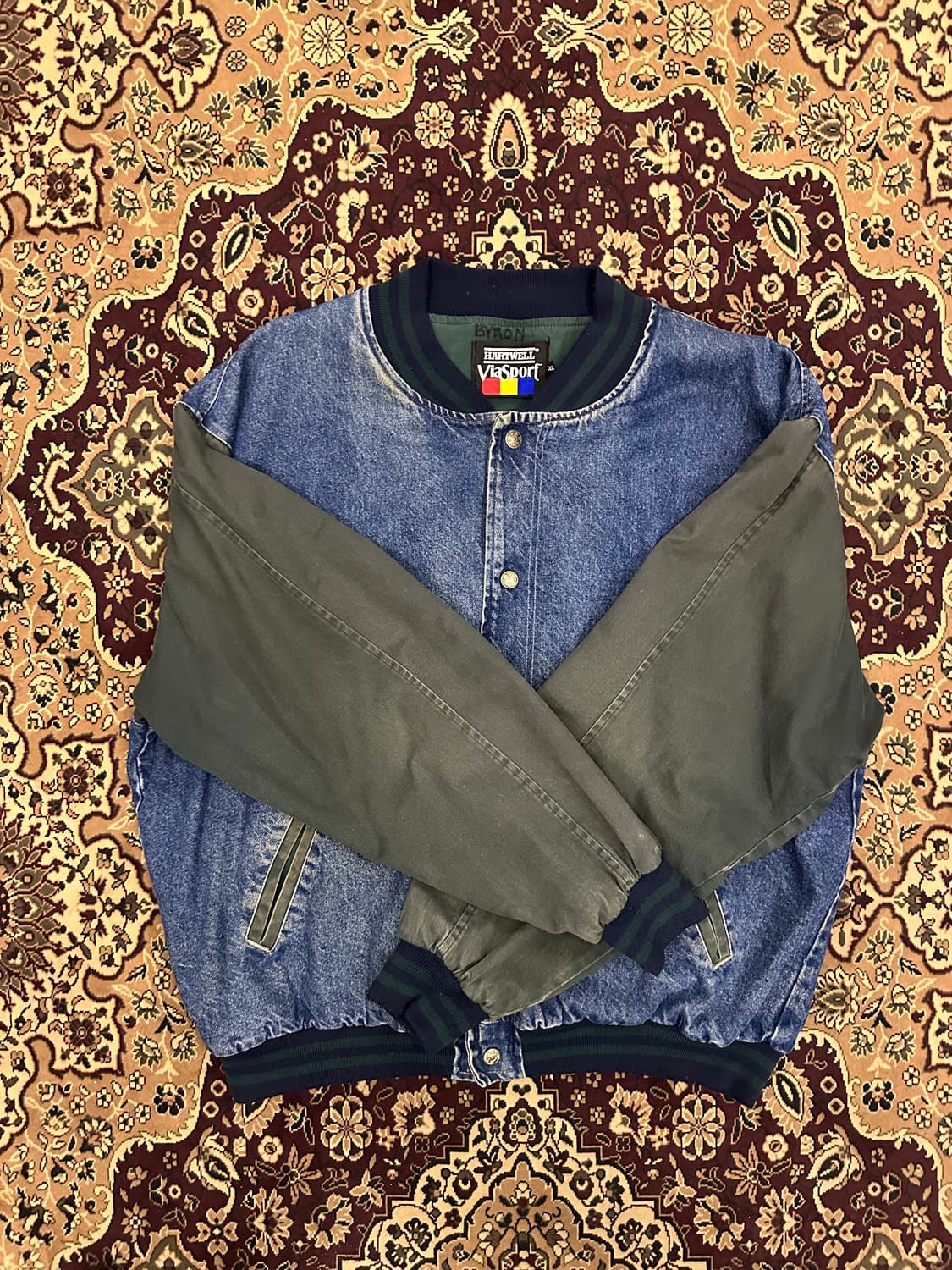 3XL)데님 바시티 상품이미지1