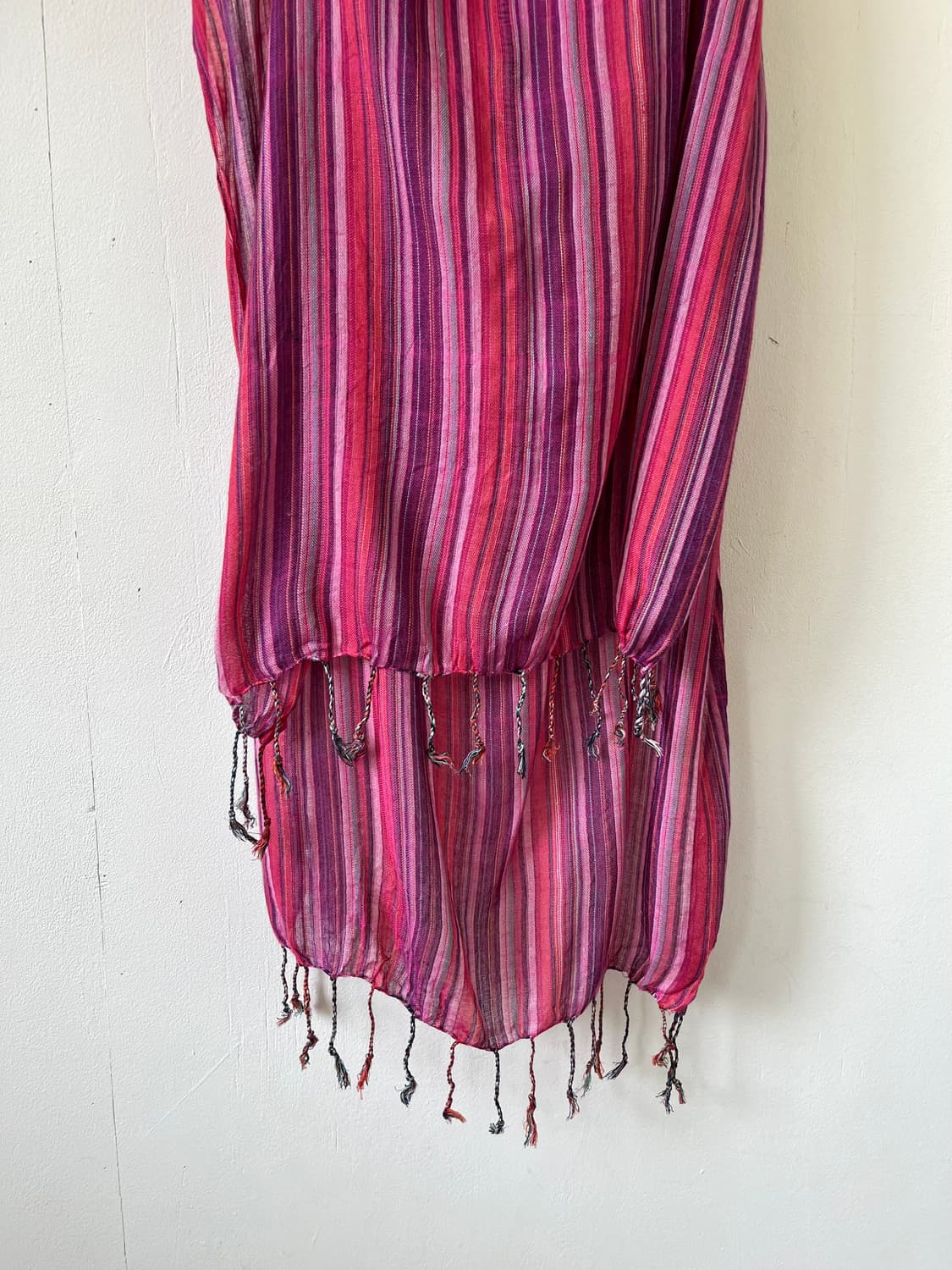 Japan vtg 스트라이프 머플러 상품이미지2