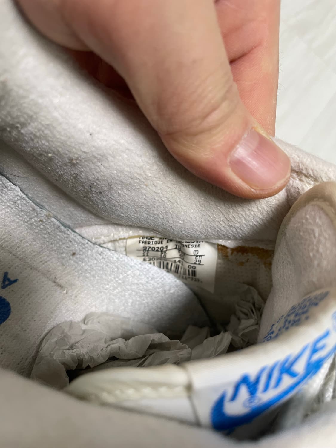 나이키 에어포스 올드포스 97년산 초레어 290 상품이미지9